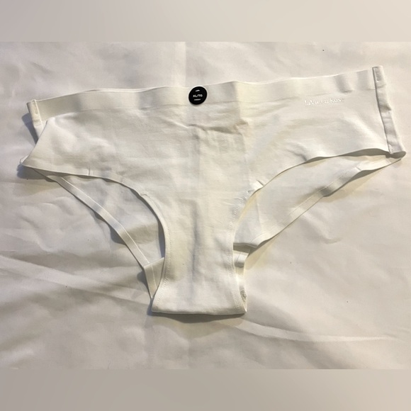 Sz XL La vie en rose cheeky underwear NWT white - Picture 1 of 4